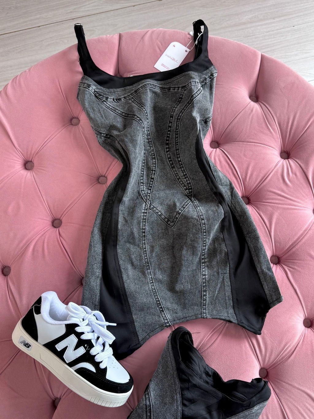 Vestido Karamba Lívia Jeans - ULTIMAS UNIDADES