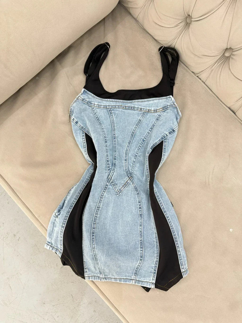 Vestido Karamba Lívia Jeans - ULTIMAS UNIDADES